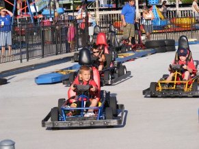 Go Cart Fun at Track 4 Go Cart Fun at Track 4