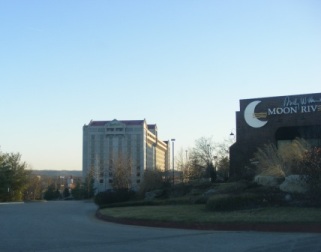 Radisson behind Moon river Grille