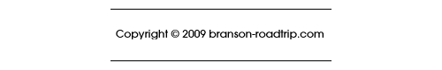 footer for Branson page